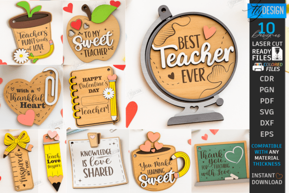 Download Valentine’s Day Teacher Gifts Laser Set - Gifts Collection