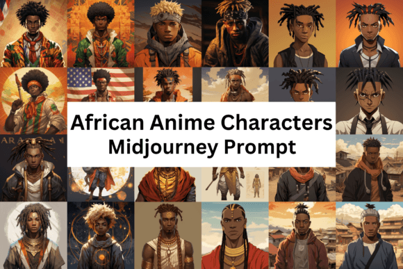 Download African Anime Characters - Can Collection