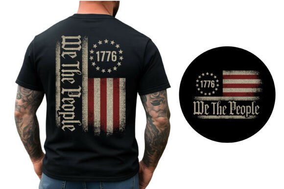Download We the People 1776 American Flag Design - Can Collection