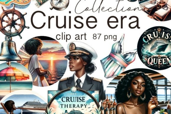 Download African American Cruise Life Clipart - Can Collection