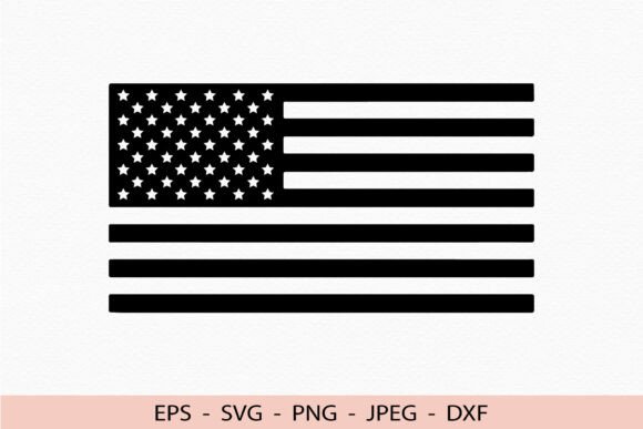 Download American Flag Svg USA File Cricut Dxf - Can Collection