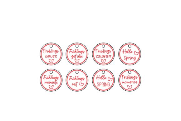 Download Tags for Gifts German Spring - Gifts Collection