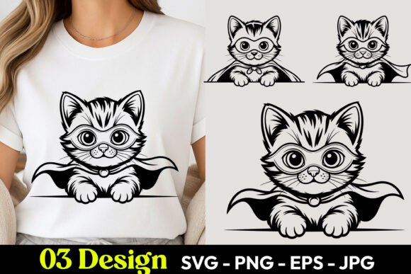 Download Peekaboo Kitten SVG PNG - Premium Bundle