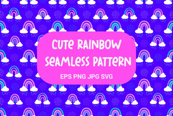 Download Rainbow Pattern,nursery Pattern,scandi - Can Collection