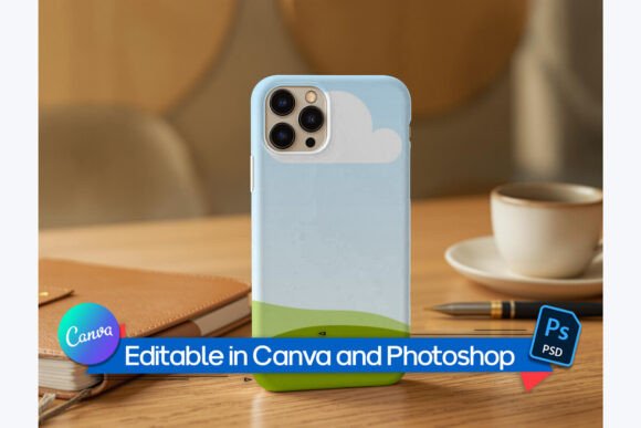 Download Phone Case Mockup for Canva &amp; Photoshop - Can Collection