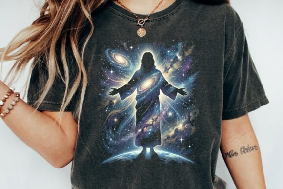 Download Cosmic Jesus Galaxy Spiritual Art - Spiritual art Collection