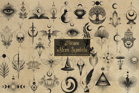 Download Arcane Moon Symbols PNG - Can Collection