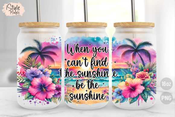 Download Inspirational Quote 16oz Glass Can Wrap - Can Collection