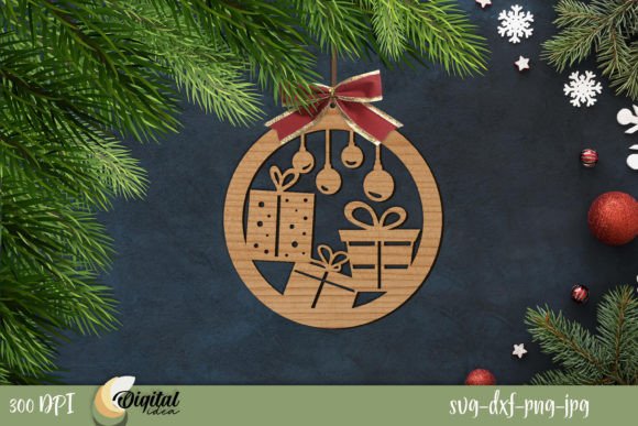 Download Christamas Ball Gifts | Laser Cut SVG - Gifts Collection