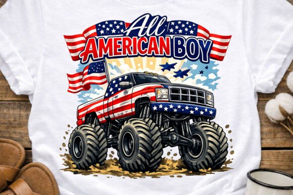 Download All American Boy 4th July PNG Design - Can Collection