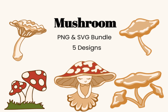 Download Whimsical Mushroom SVG Bundle - Premium Resources