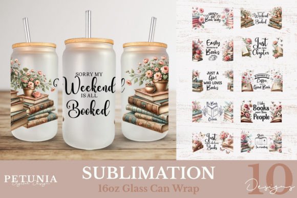 Download Sublimation 16oz Glass Can Wrap Bundle - Can Collection